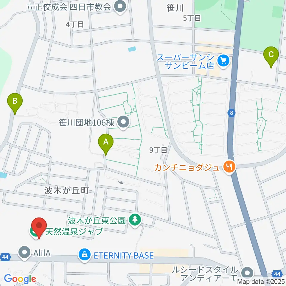Studio-JAB周辺の駐車場・コインパーキング一覧地図