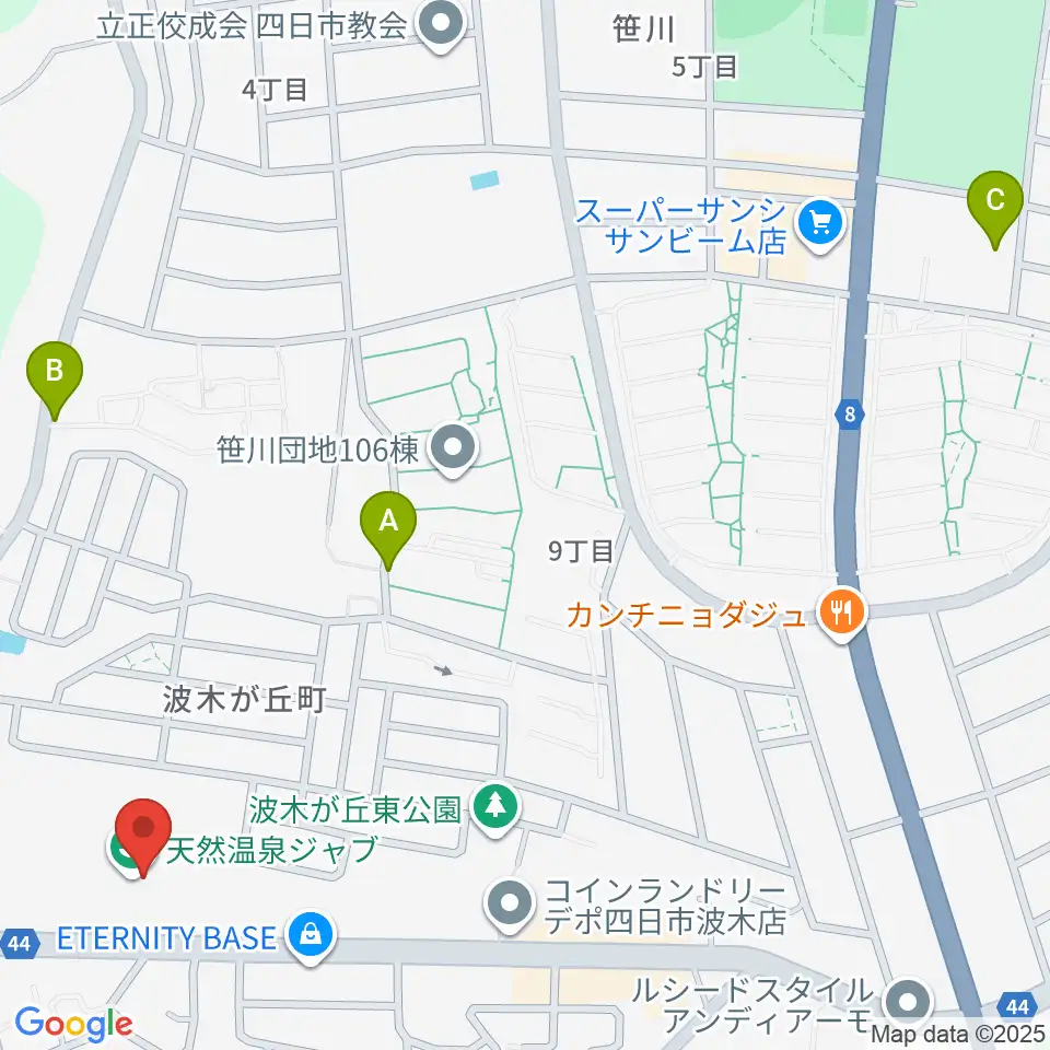 Studio-JAB周辺の駐車場・コインパーキング一覧地図