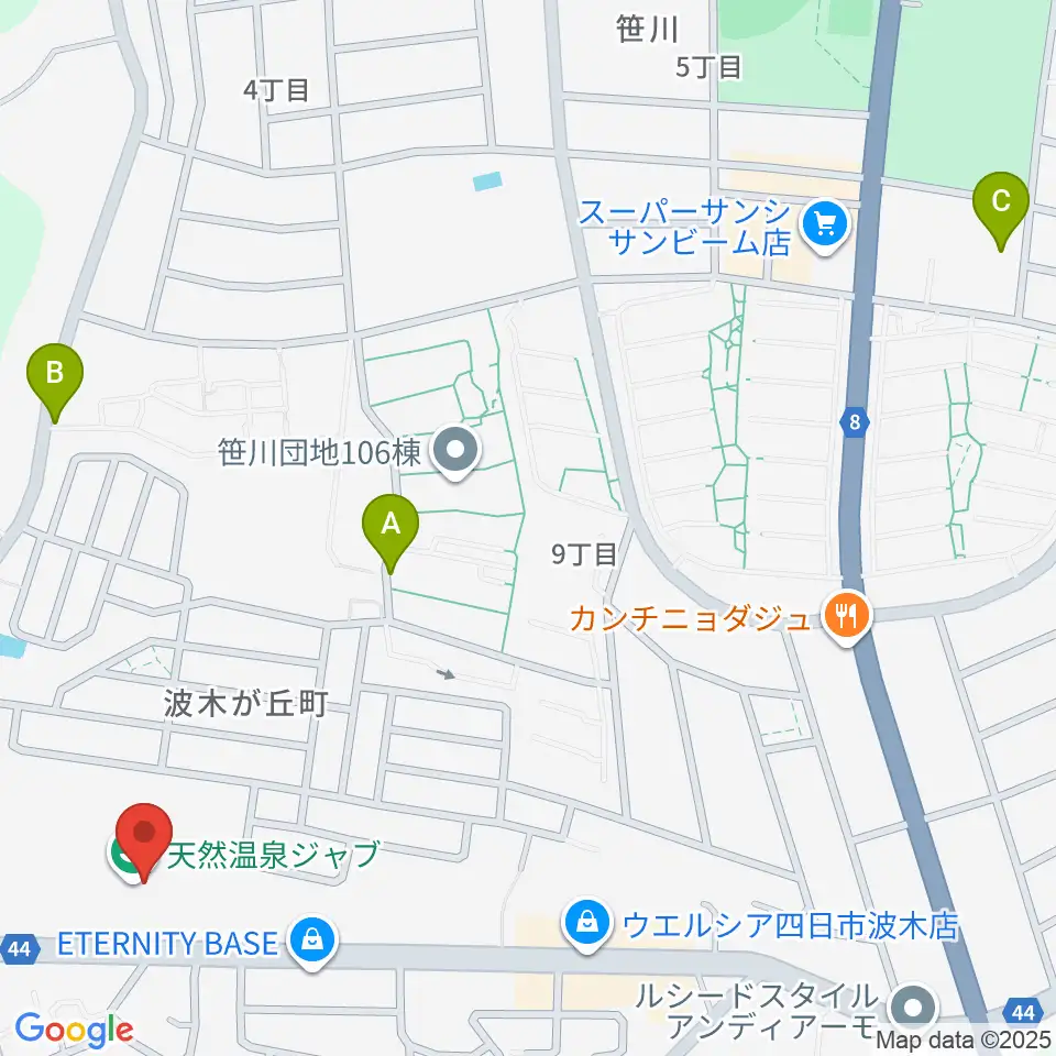 Studio-JAB周辺の駐車場・コインパーキング一覧地図