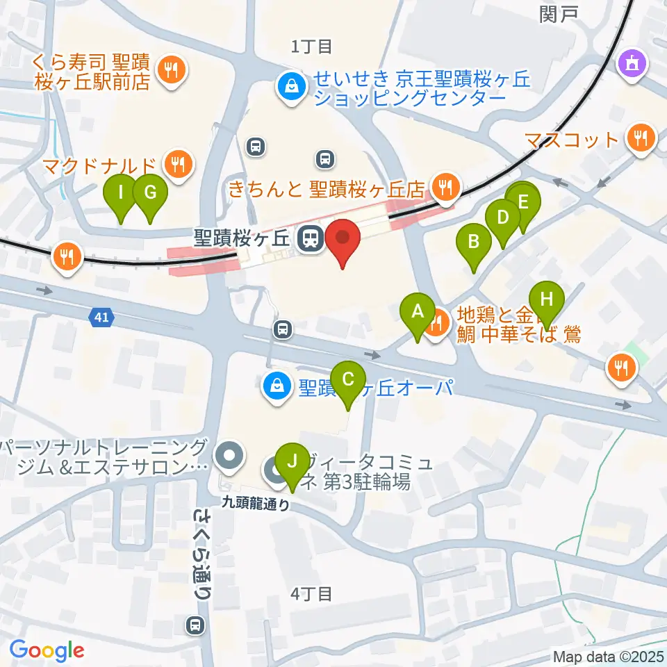 せいせきアウラホール周辺の駐車場・コインパーキング一覧地図