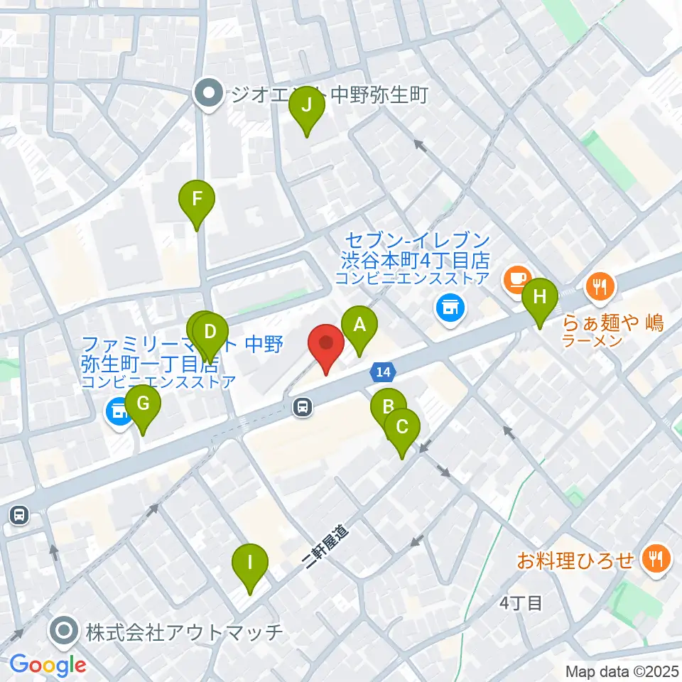 Submarine STUDIO周辺の駐車場・コインパーキング一覧地図