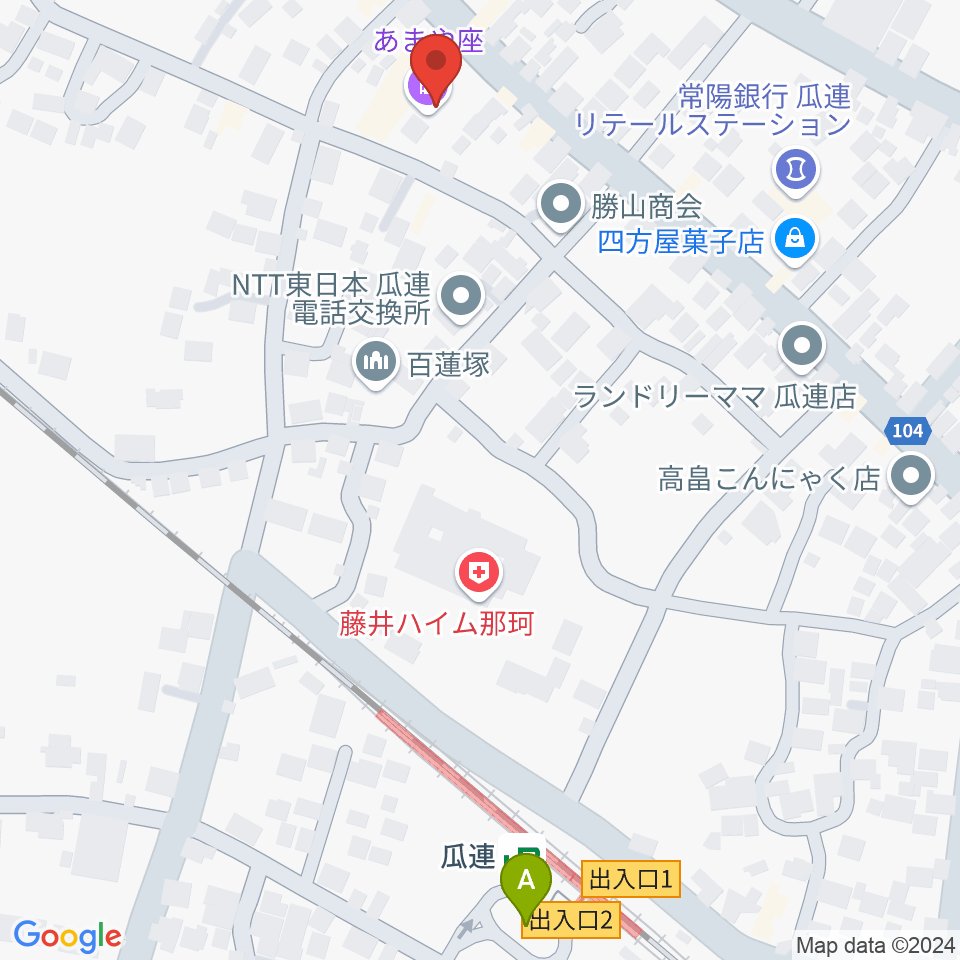 あまや座周辺の駐車場・コインパーキング一覧地図