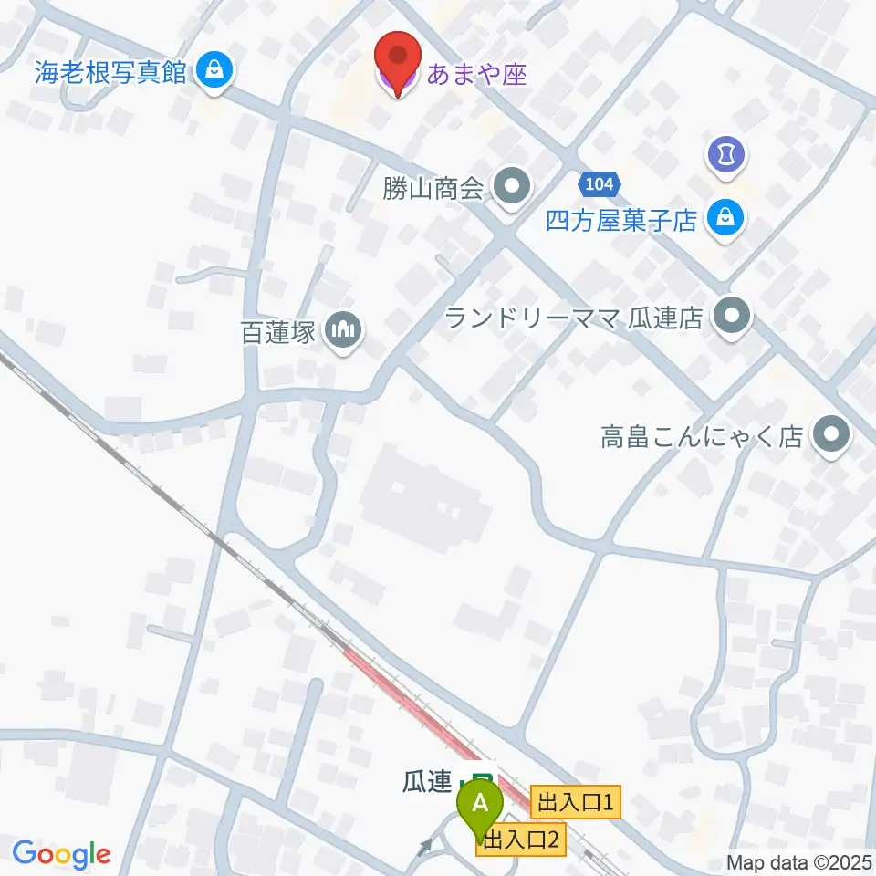 あまや座周辺の駐車場・コインパーキング一覧地図