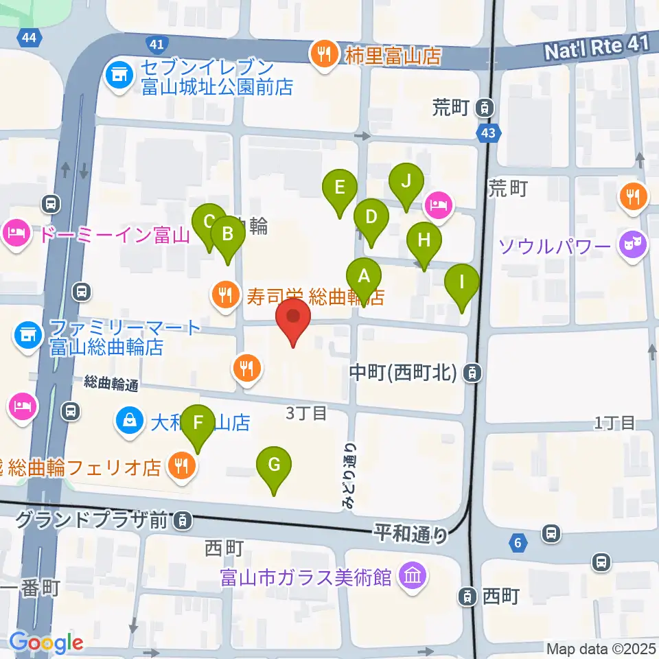 ほとり座周辺の駐車場・コインパーキング一覧地図