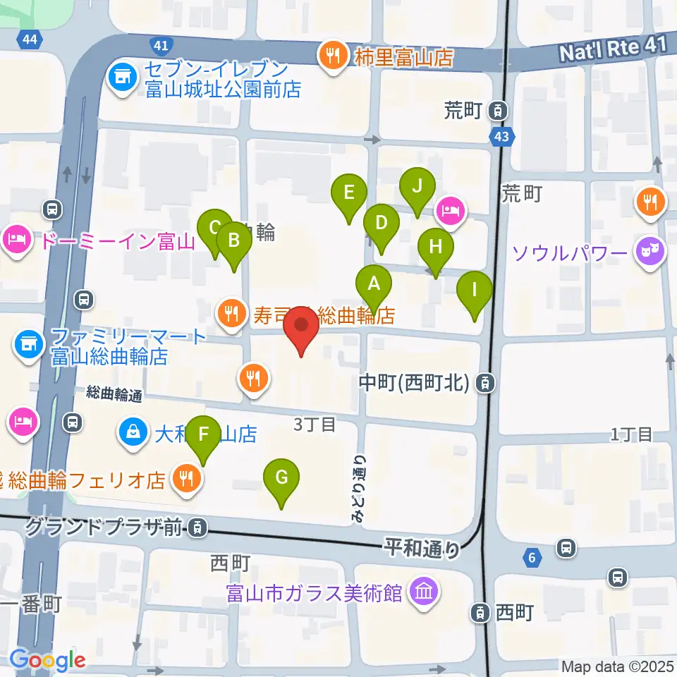 ほとり座周辺の駐車場・コインパーキング一覧地図