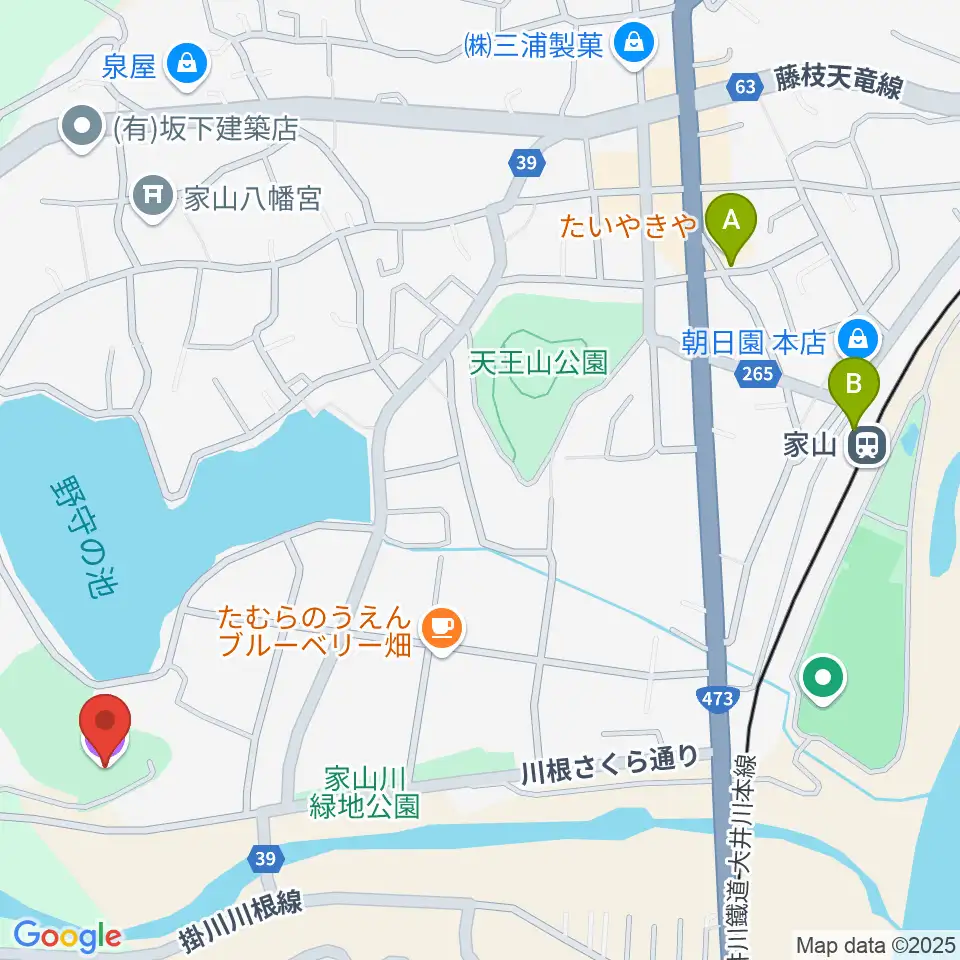 島田市川根文化センターチャリム21周辺の駐車場・コインパーキング一覧地図