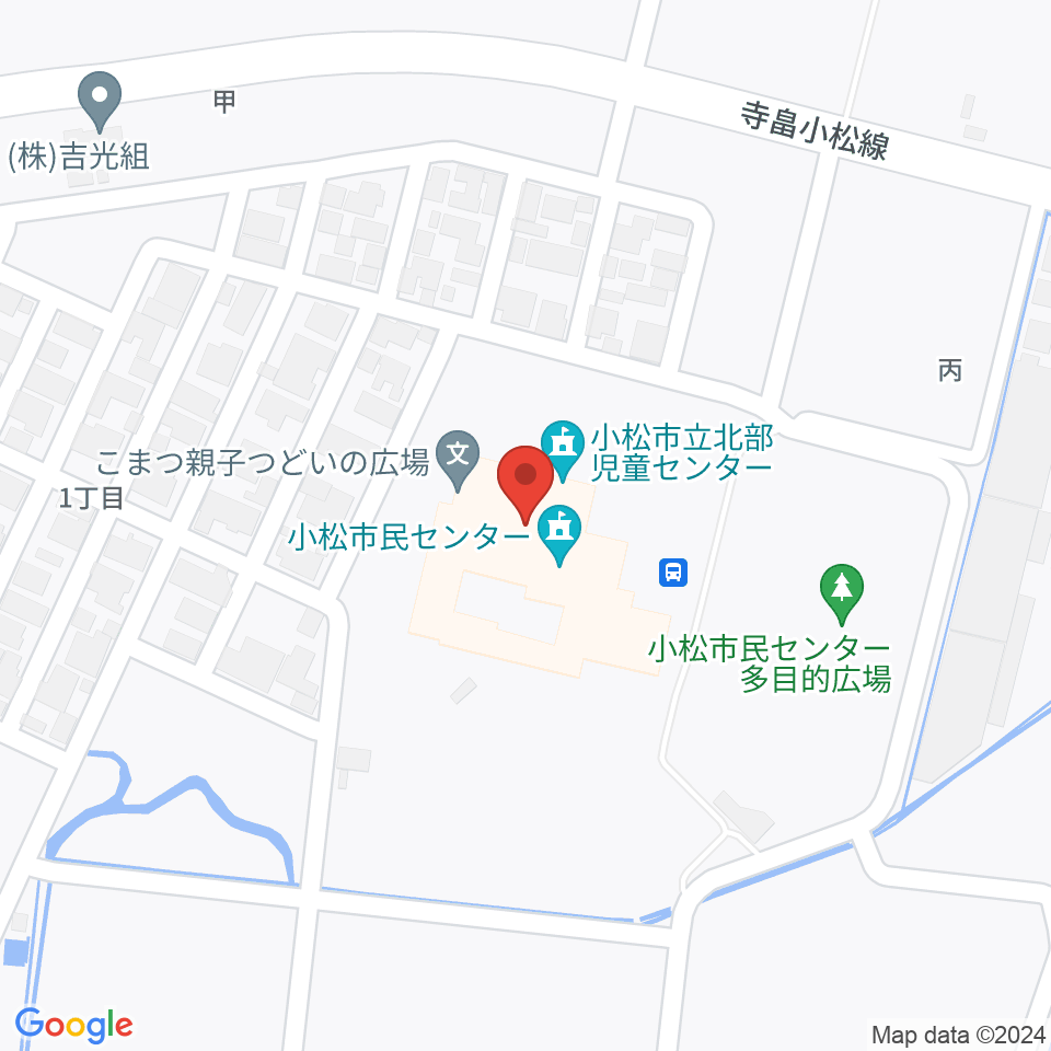 小松市民センター周辺の駐車場・コインパーキング一覧地図
