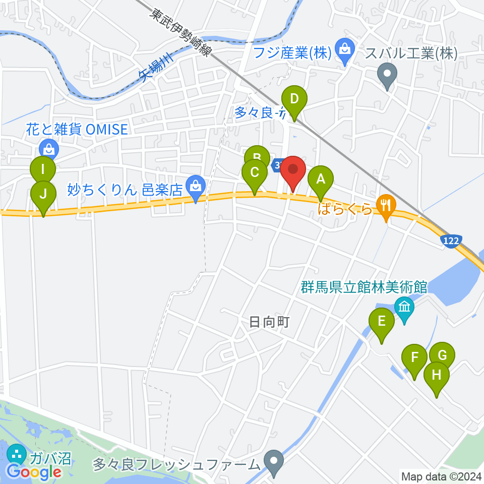 石田ピアノ調律プロモーション周辺の駐車場・コインパーキング一覧地図