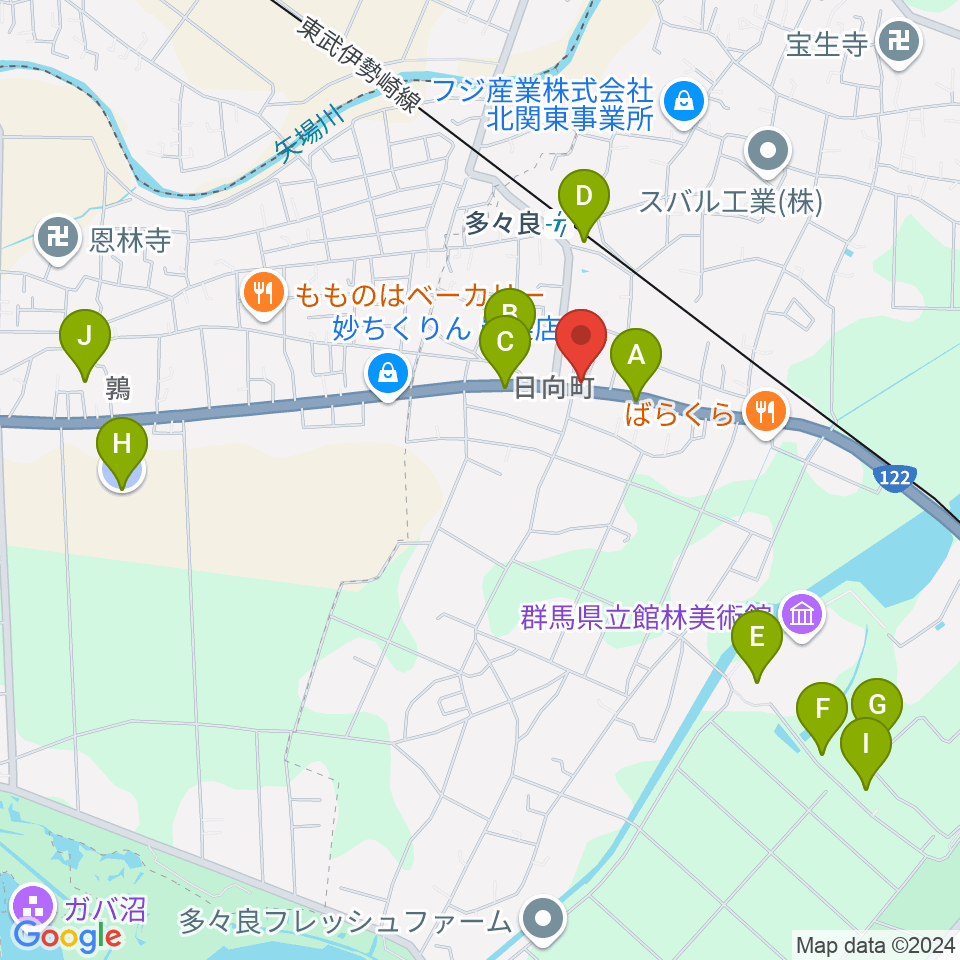 石田ピアノ調律プロモーション周辺の駐車場・コインパーキング一覧地図