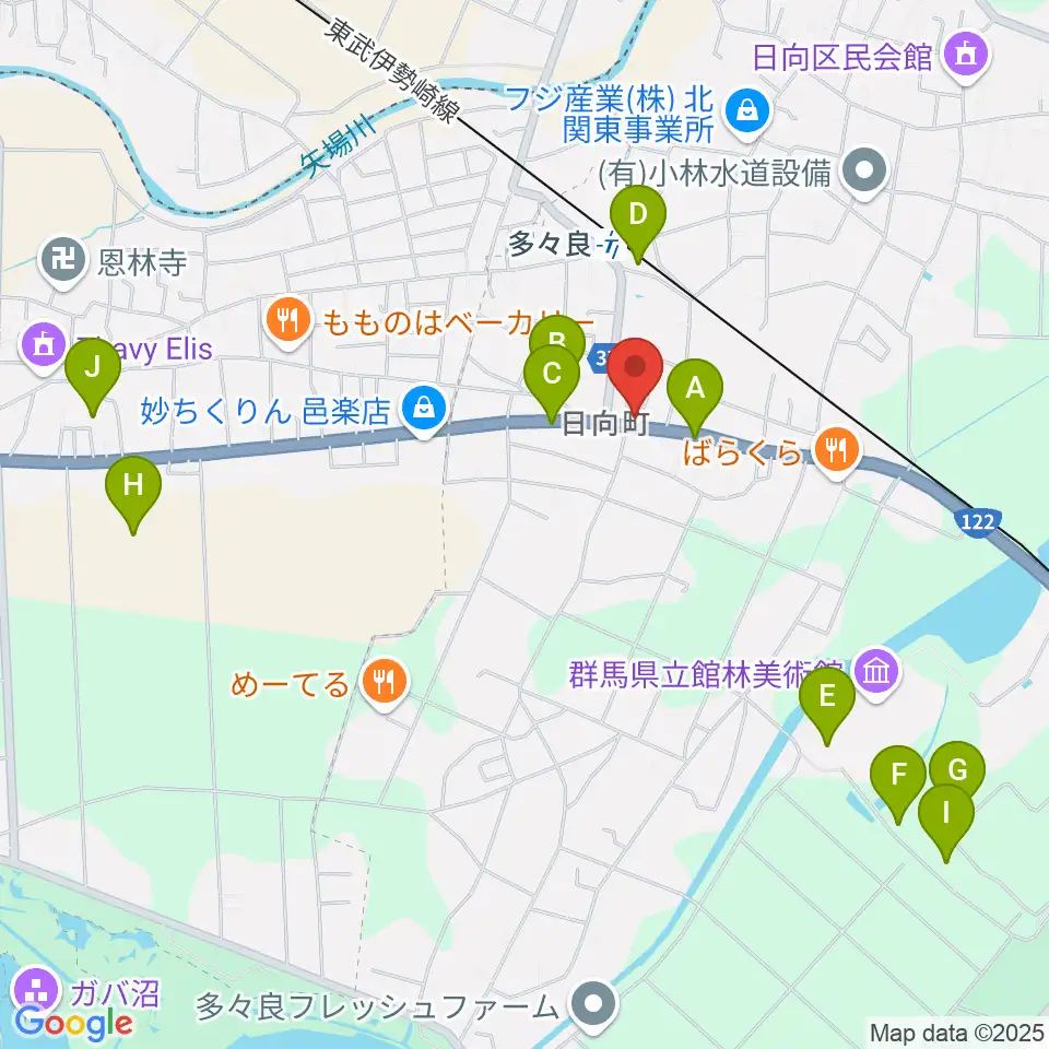 石田ピアノ調律プロモーション周辺の駐車場・コインパーキング一覧地図
