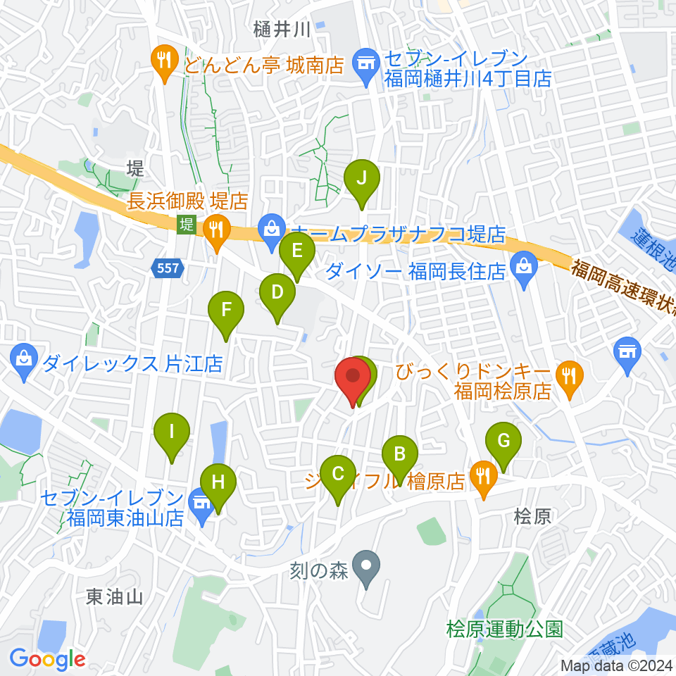 T&Sスタジオ周辺の駐車場・コインパーキング一覧地図