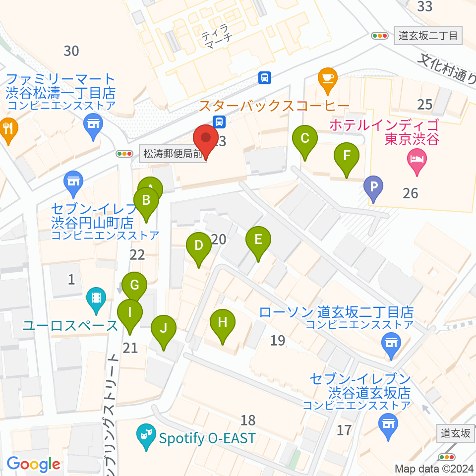 渋谷Studio Freedom周辺の駐車場・コインパーキング一覧地図