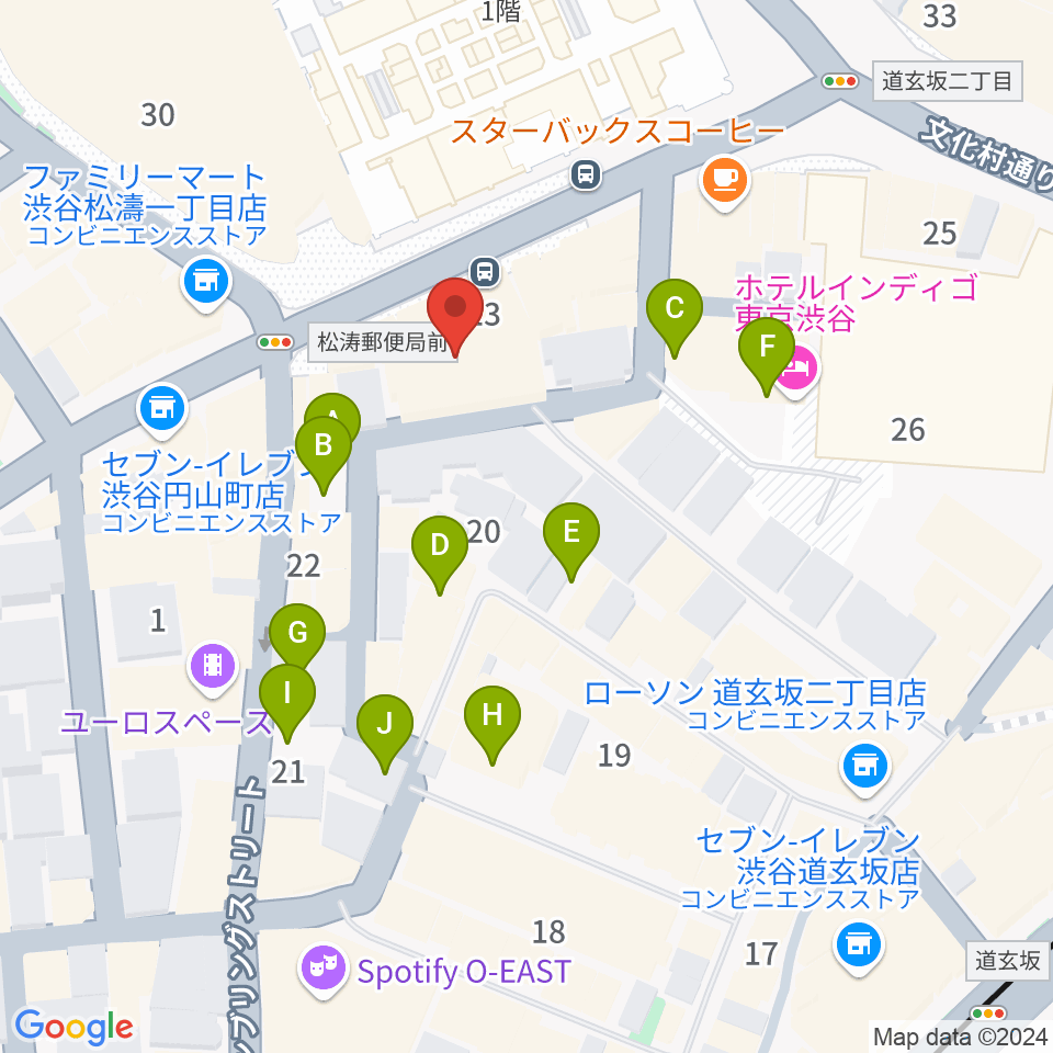 渋谷Studio Freedom周辺の駐車場・コインパーキング一覧地図