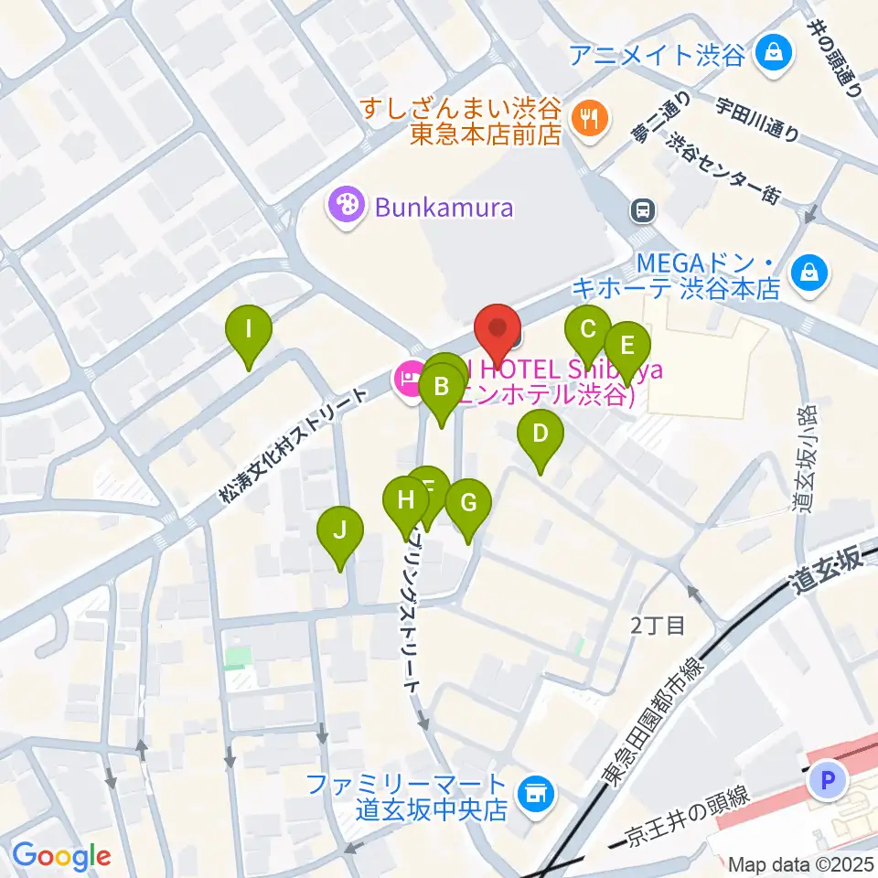 渋谷Studio Freedom周辺の駐車場・コインパーキング一覧地図