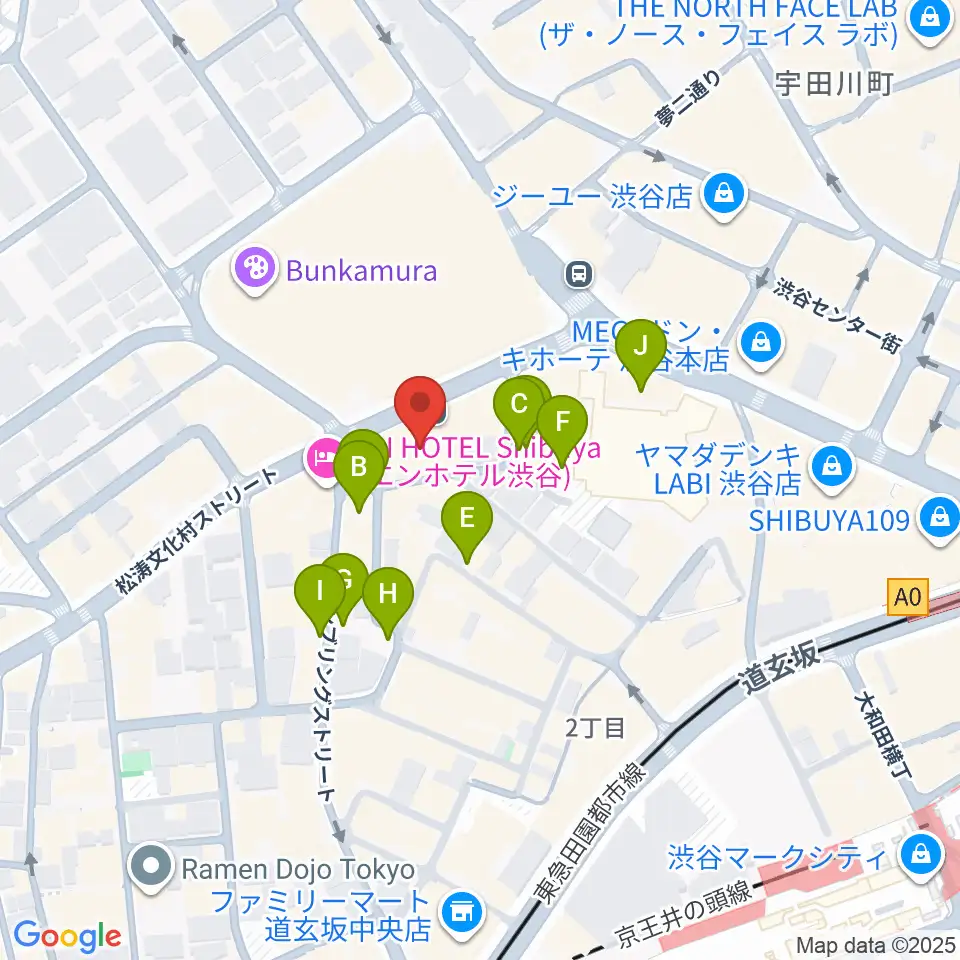 渋谷Studio Freedom周辺の駐車場・コインパーキング一覧地図