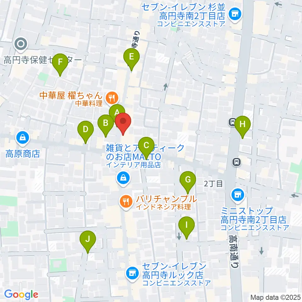 和楽器BAR 龍宮周辺の駐車場・コインパーキング一覧地図