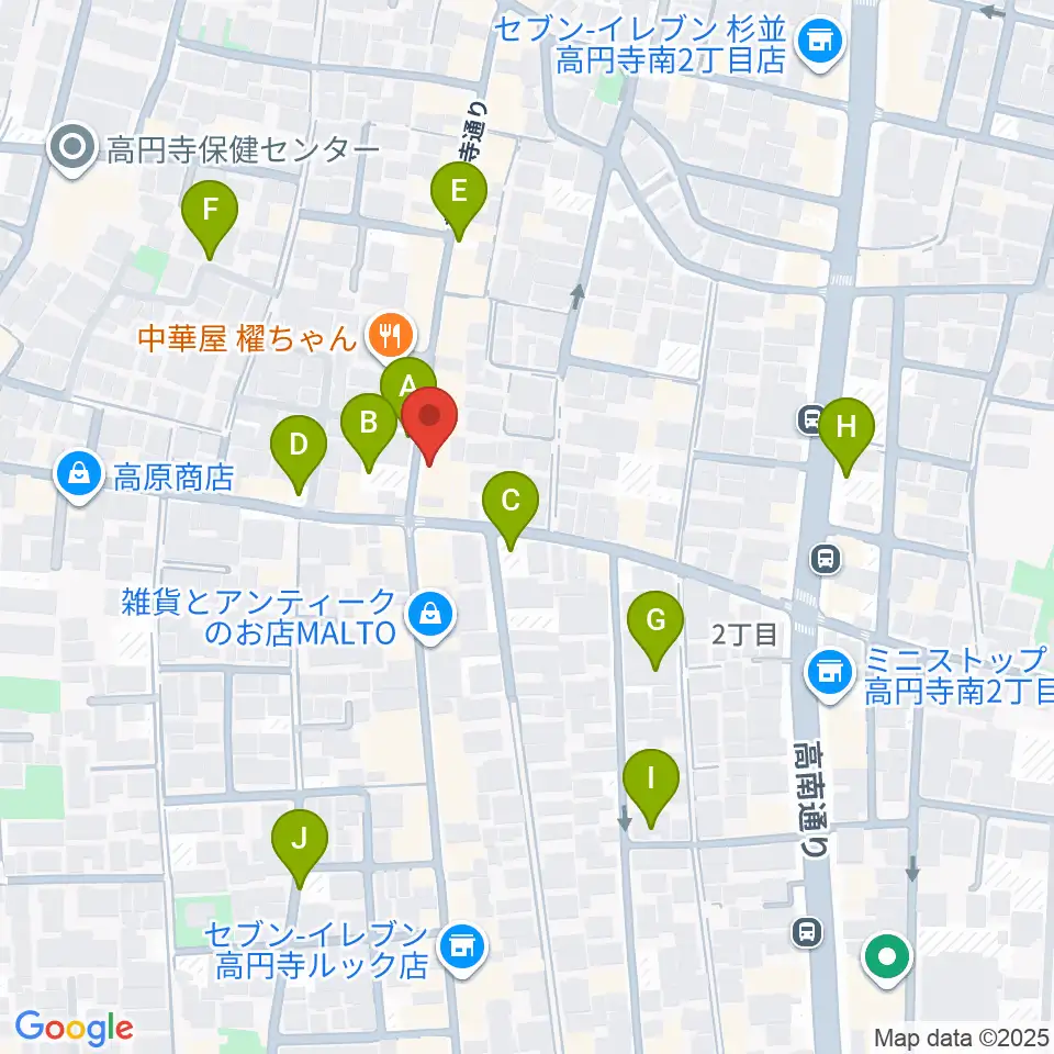和楽器BAR 龍宮周辺の駐車場・コインパーキング一覧地図