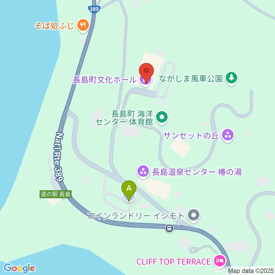 長島町文化ホール周辺の駐車場・コインパーキング一覧地図