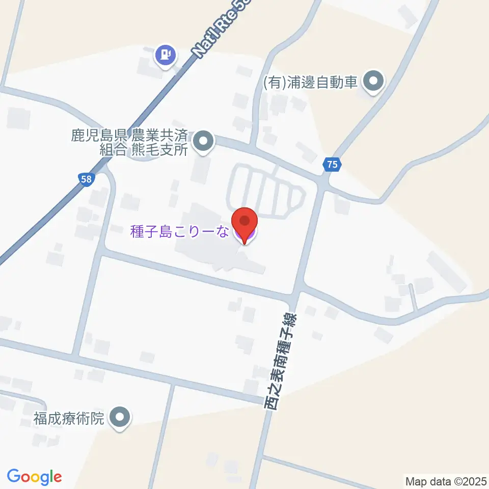 種子島こりーな周辺の駐車場・コインパーキング一覧地図
