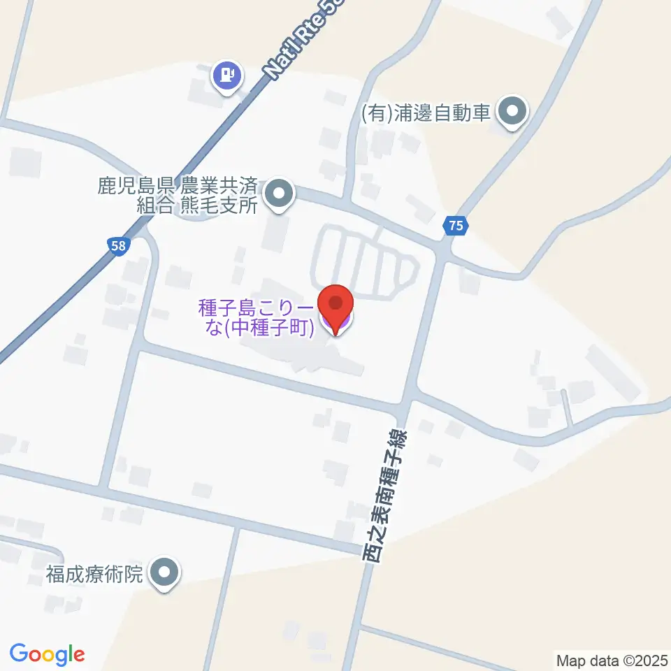 種子島こりーな周辺の駐車場・コインパーキング一覧地図