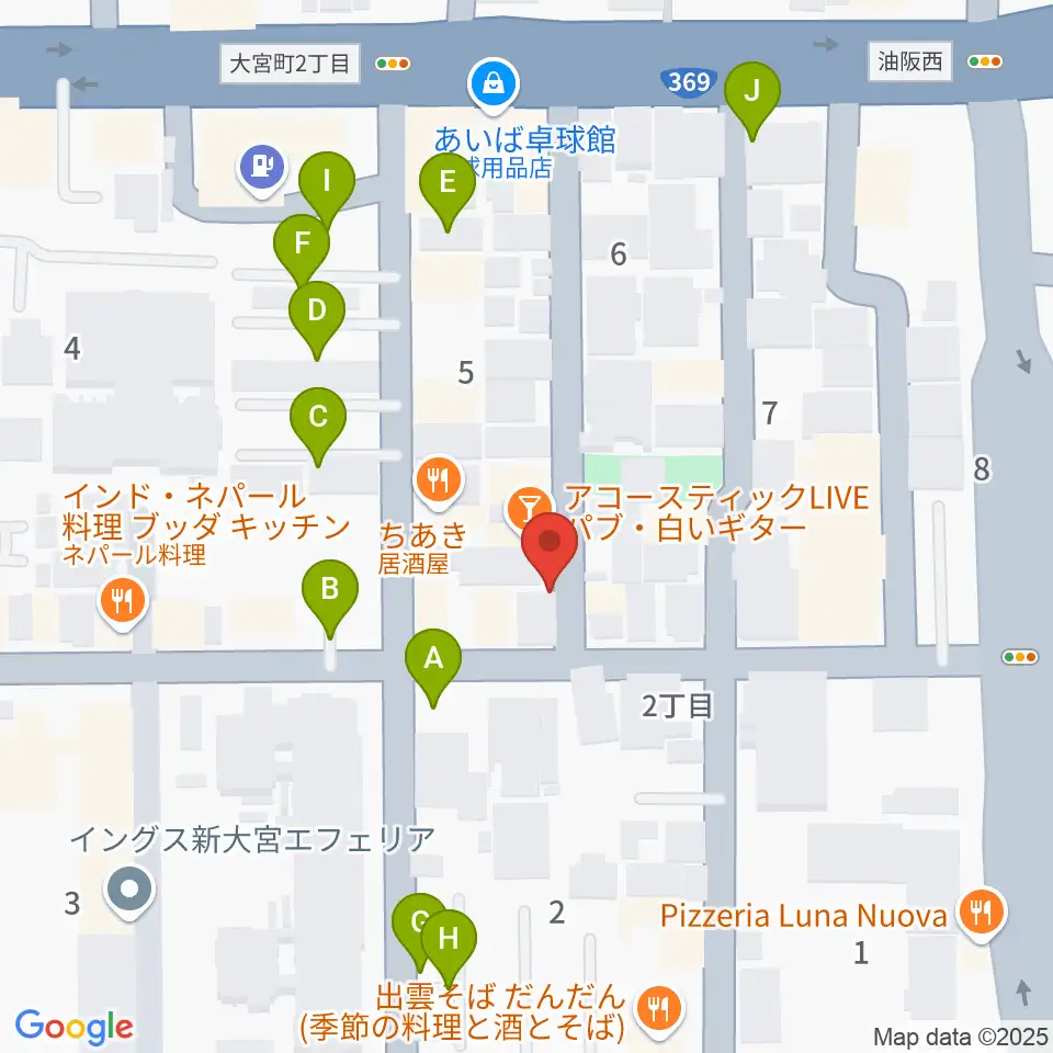 スターヒルスタジオ周辺の駐車場・コインパーキング一覧地図