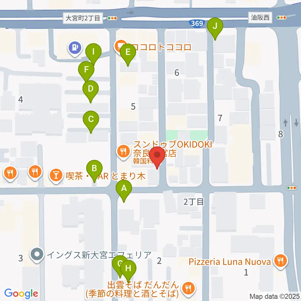 スターヒルスタジオ周辺の駐車場・コインパーキング一覧地図