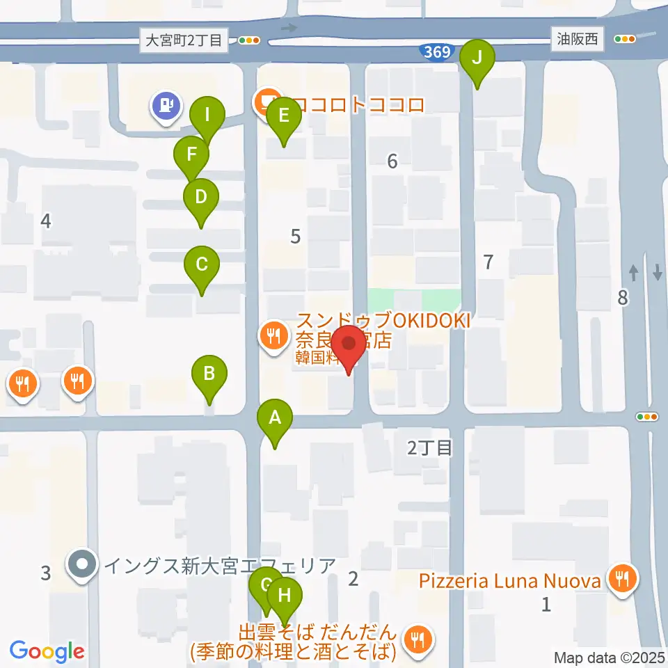 スターヒルスタジオ周辺の駐車場・コインパーキング一覧地図
