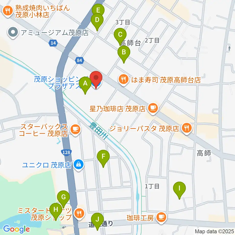 ASMO劇場周辺の駐車場・コインパーキング一覧地図