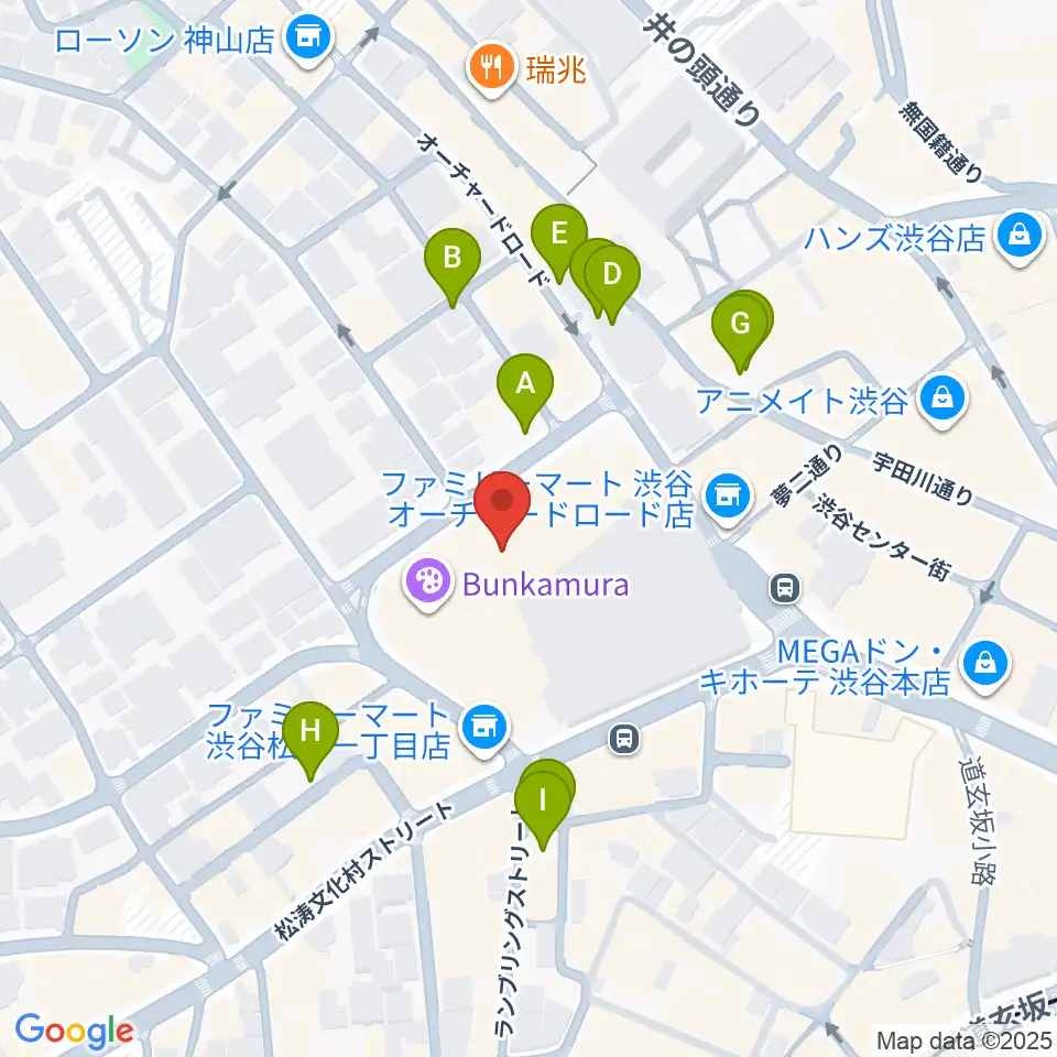 ル・シネマ周辺の駐車場・コインパーキング一覧地図