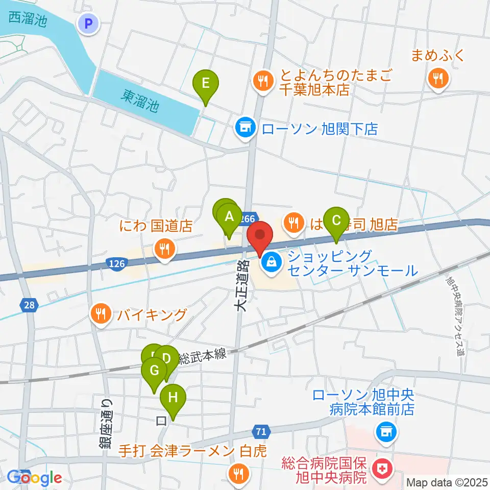 旭サンモールシネマ周辺の駐車場・コインパーキング一覧地図