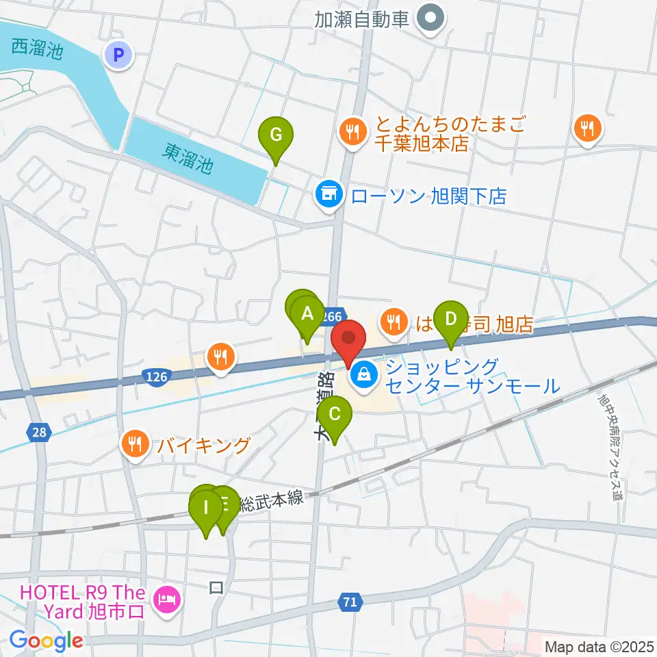 旭サンモールシネマ周辺の駐車場・コインパーキング一覧地図