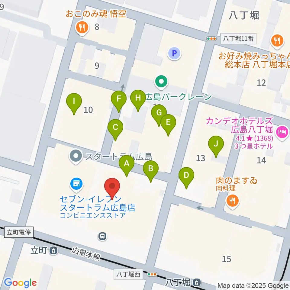 サロンシネマ1・2周辺の駐車場・コインパーキング一覧地図
