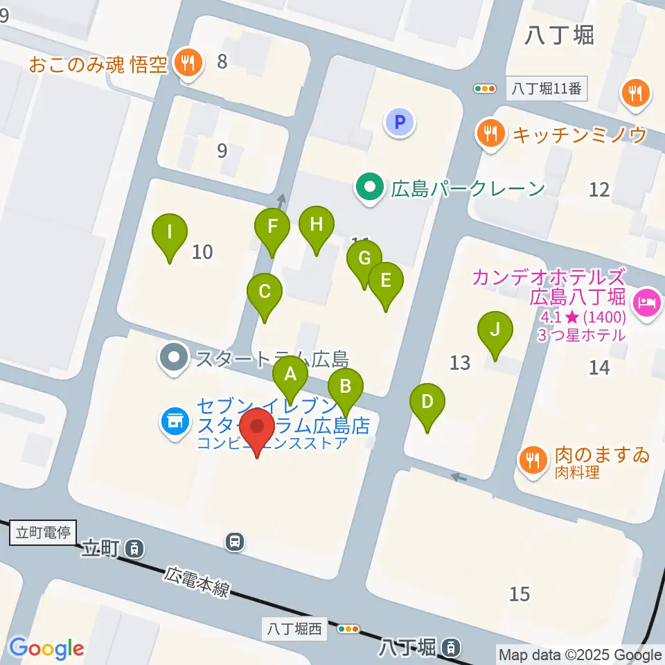 サロンシネマ1・2周辺の駐車場・コインパーキング一覧地図