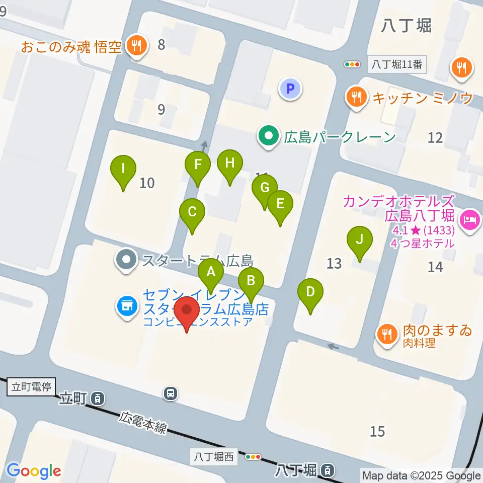 サロンシネマ1・2周辺の駐車場・コインパーキング一覧地図