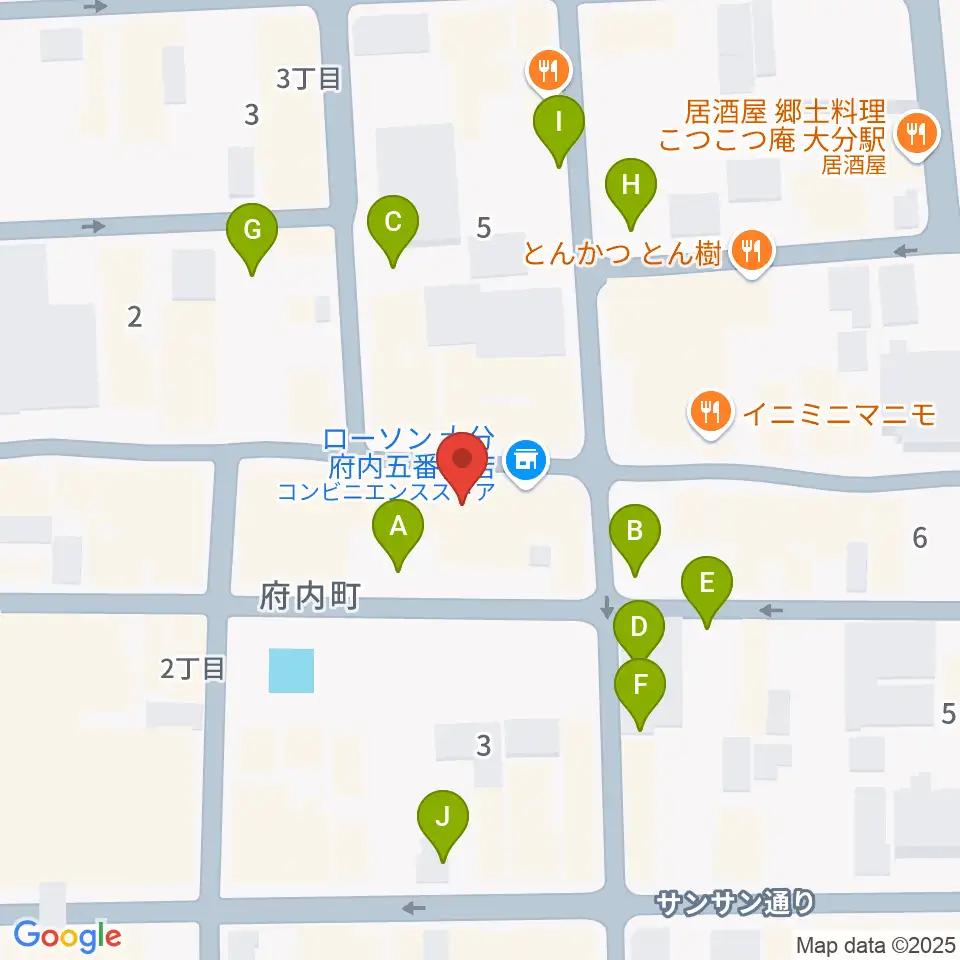 大分シネマ5周辺の駐車場・コインパーキング一覧地図