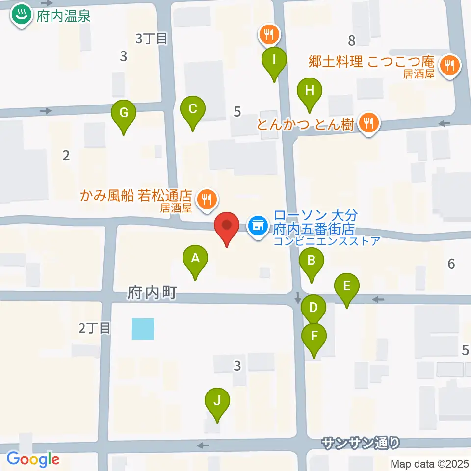 大分シネマ5周辺の駐車場・コインパーキング一覧地図