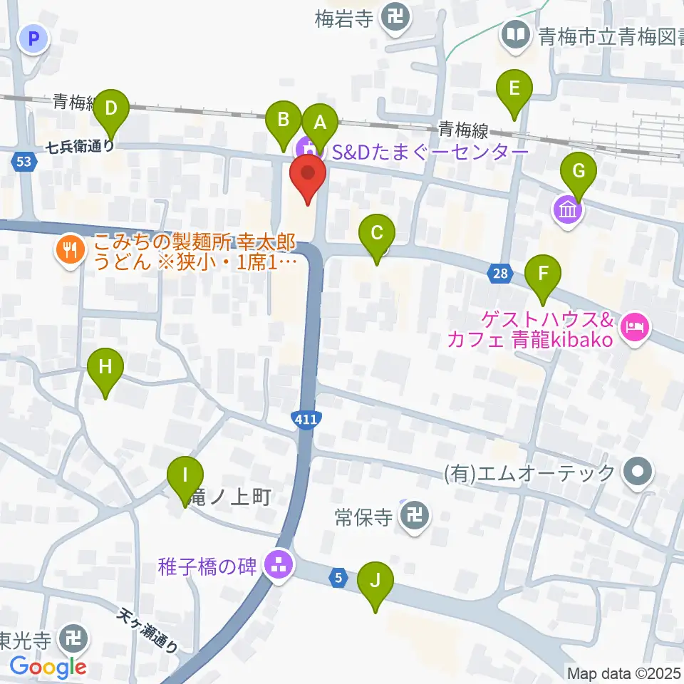 S&Dたまぐーセンター周辺の駐車場・コインパーキング一覧地図