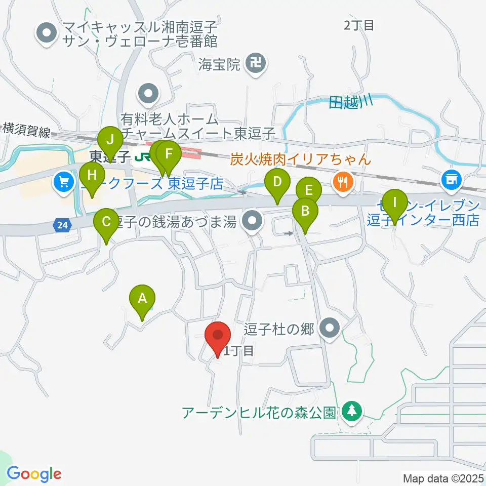 Y's Music Factory周辺の駐車場・コインパーキング一覧地図