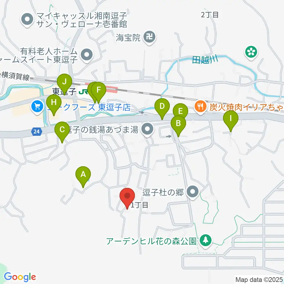 Y's Music Factory周辺の駐車場・コインパーキング一覧地図