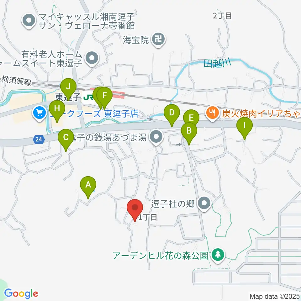 Y's Music Factory周辺の駐車場・コインパーキング一覧地図