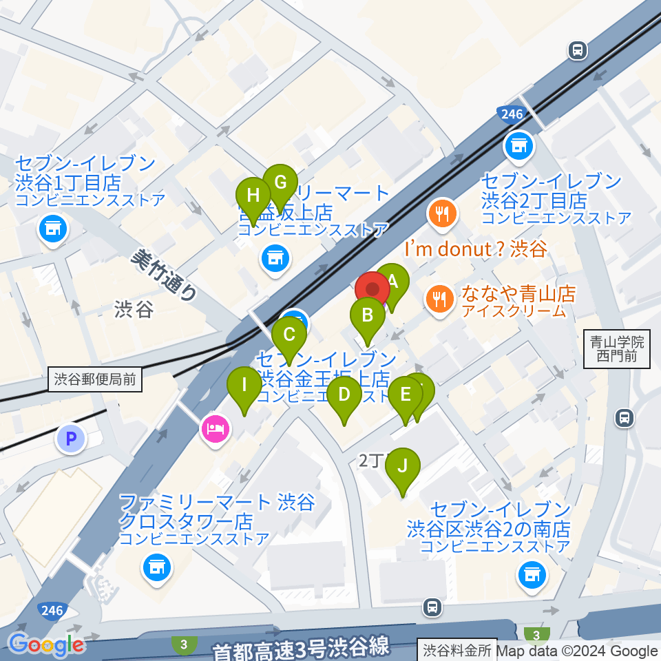 渋谷シアター・イメージフォーラム周辺の駐車場・コインパーキング一覧地図