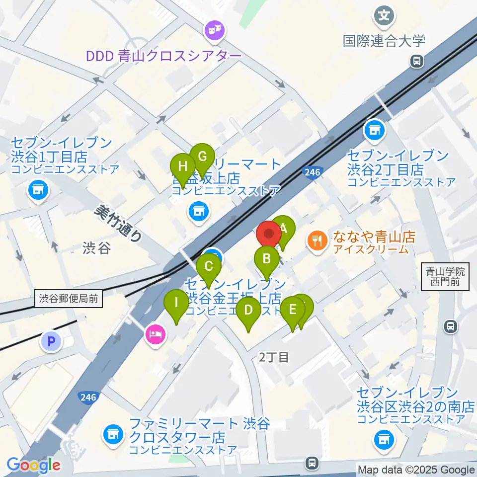 渋谷シアター・イメージフォーラム周辺の駐車場・コインパーキング一覧地図