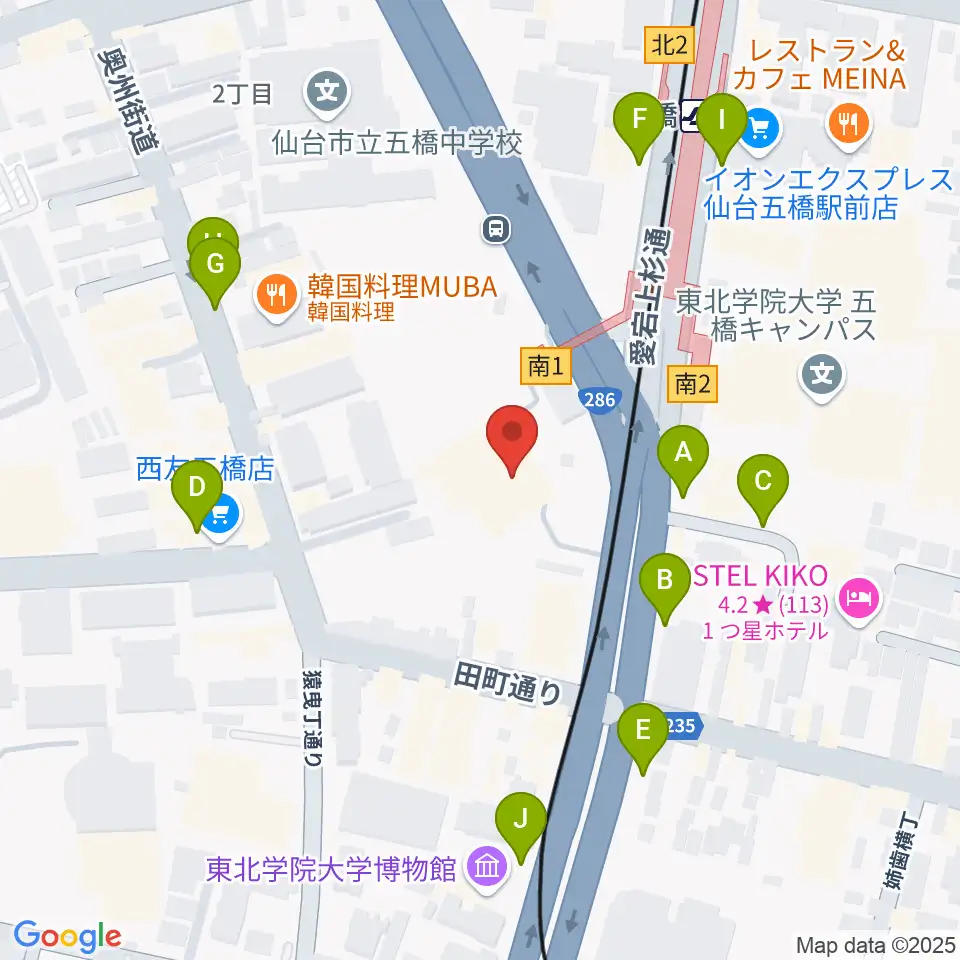 仙台市福祉プラザ周辺の駐車場・コインパーキング一覧地図