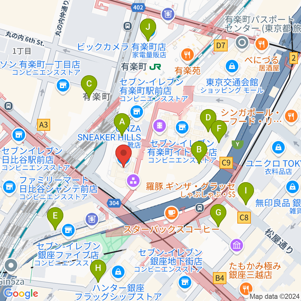 プラネタリアTOKYO周辺の駐車場・コインパーキング一覧地図