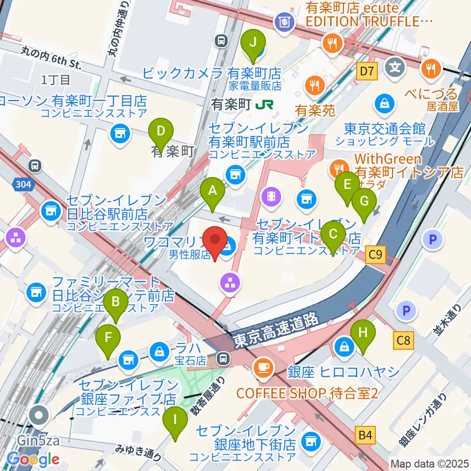 プラネタリアTOKYO周辺の駐車場・コインパーキング一覧地図