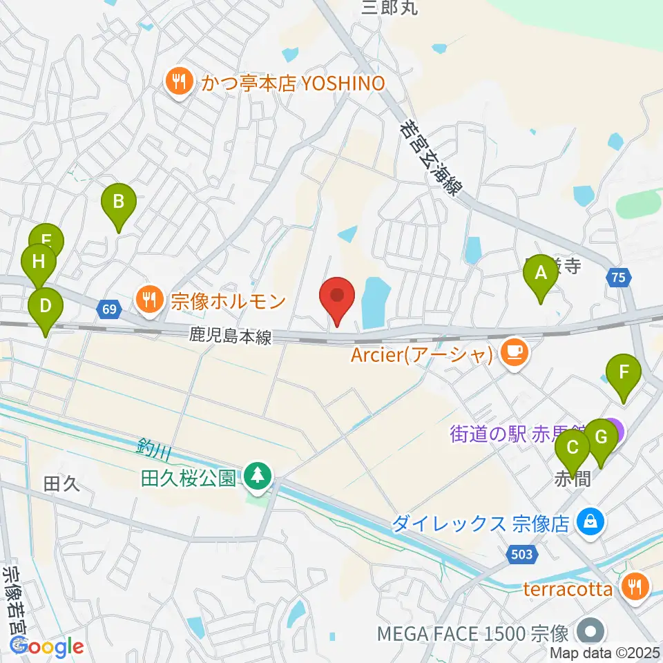 ジョーカーズサウンド周辺の駐車場・コインパーキング一覧地図