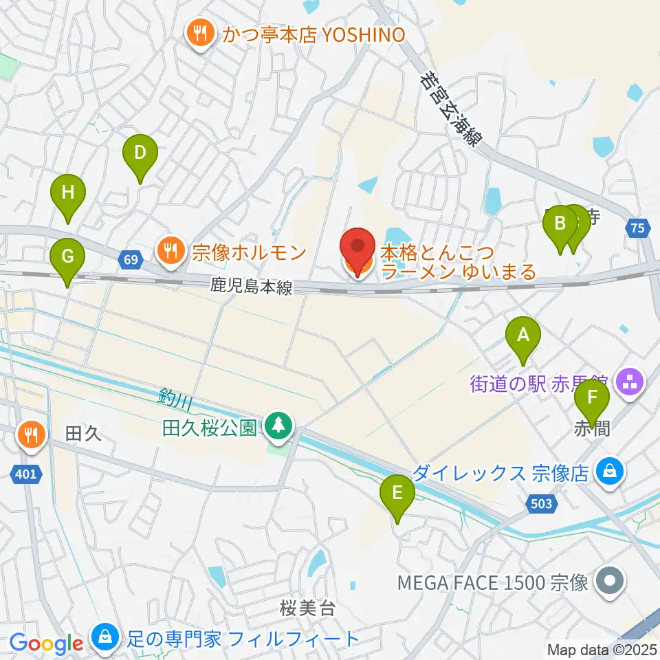 ジョーカーズサウンド周辺の駐車場・コインパーキング一覧地図