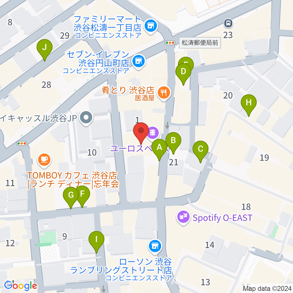 シネマヴェーラ渋谷周辺の駐車場・コインパーキング一覧地図