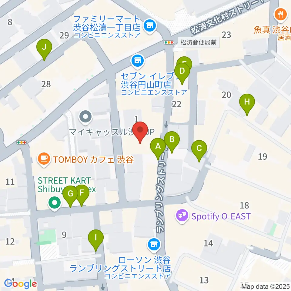 シネマヴェーラ渋谷周辺の駐車場・コインパーキング一覧地図