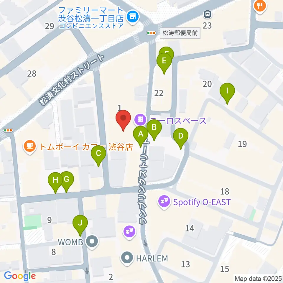 シネマヴェーラ渋谷周辺の駐車場・コインパーキング一覧地図